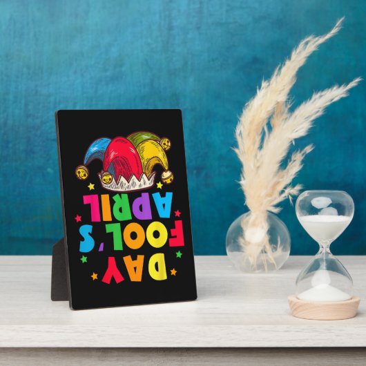 Funny April Fool's Day Pranks Kit 1st April Jokes フォトプラーク (側面)