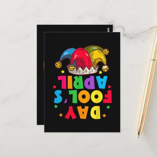 Funny April Fool's Day Pranks Kit 1st April Jokes ポストカード (正面/裏面インサイチュ)