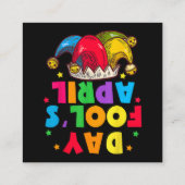 Funny April Fool's Day Pranks Kit 1st April Jokes ロイヤリティカード (裏面)