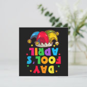 Funny April Fool's Day Pranks Kit 1st April Jokes 招待状 (スタンド正面)