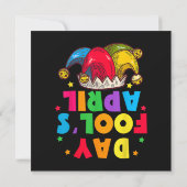 Funny April Fool's Day Pranks Kit 1st April Jokes 招待状 (裏面)