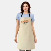 Funny Apron Expect Carbs! Chef Gift エプロン (着用した状態)