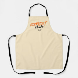 Funny Apron Expect Carbs! Chef Gift エプロン