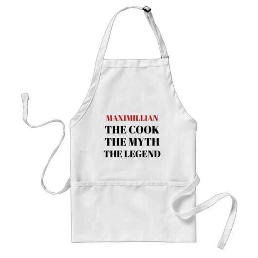 Funny apron for men fully customizable スタンダードエプロン (正面)