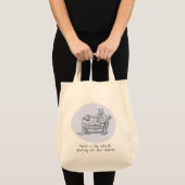 Funny Aquarius Zodiac Cat Tote Bag トートバッグ (正面(商品))