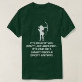 Funny Archery Designs For Men Women Bowhunter Arch Tシャツ (デザイン正面)