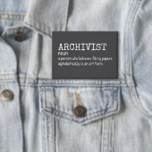 Funny Archivist Definition 缶バッジ (インサイチュ)