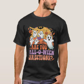 Funny Are You Fall O Ween Directions Teacher Hallo Tシャツ (正面)