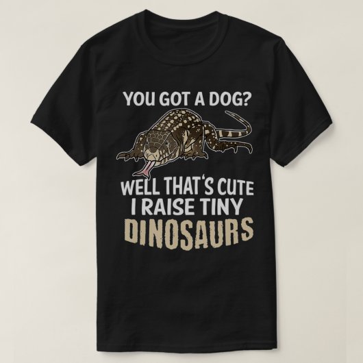 Funny Argentine Black and White Tegu Graphic Huge  Tシャツ (デザイン正面)