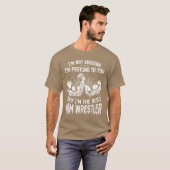 Funny Arm Wrestler Quotes Arm Wrestling Quotes fri Tシャツ (正面フル)