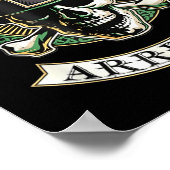 Funny Arrish Irish Rate St Patricks Day Rate Men G ポスター (角)