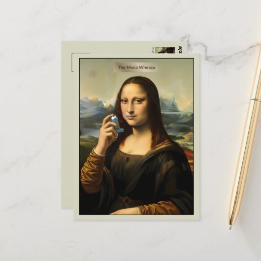 Funny Art Parody ポストカード (正面/裏面インサイチュ)