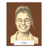 Funny Art, Unique Gift, Wall Decoration, フォトプリント (正面)