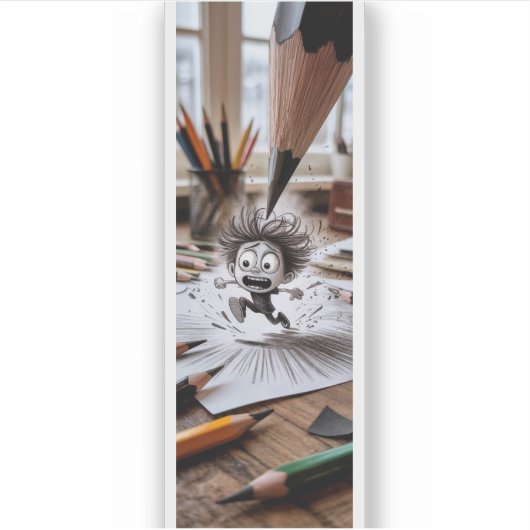 Funny Artist Deadline Panic シール (正面)