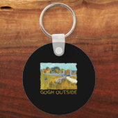 Funny Artist Gogh Outside Starry Night Insrational キーホルダー (正面)