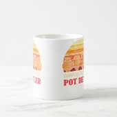 Funny Artist Support Your Local Pot Dealer Retro P コーヒーマグカップ (中央)