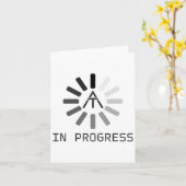 Funny At (appalachian Trail) In Progress カード (黄色い花)