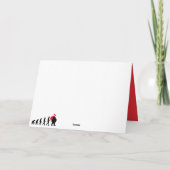 Funny atheist Christmas card カード (裏面)