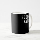 Funny Atheist s Atheist Agnostic Godless Heathen A コーヒーマグカップ (正面右)