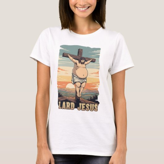 Funny atheist T shirt Tシャツ (正面)