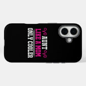 Funny Aunt Like A Mom Only Cooler Birthday Gift T- Case-Mate iPhoneケース (裏面 (横))