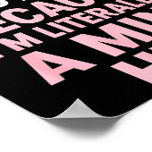 Funny Aunt Niece Mini Her Matching Family Quote  ポスター (角)