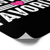 Funny Auntie'ss Favorite Son Daughter I'm Auntie's ポスター (角)