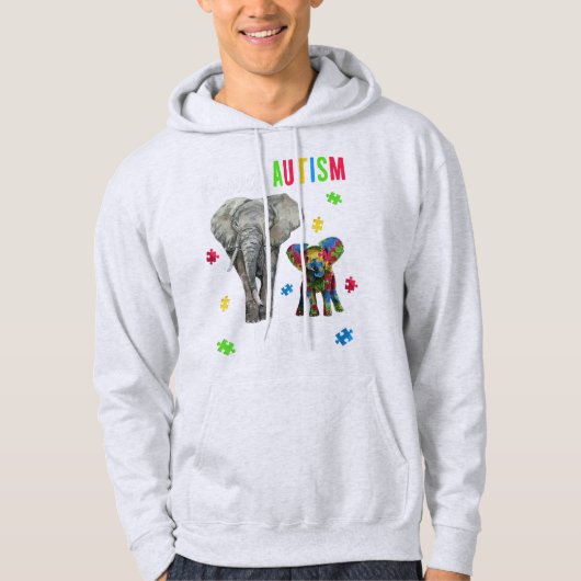 Funny Autism Awareness Tshirt For Men. This Cool A パーカ (正面)