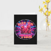 Funny Autism Rizz Em With The Tism Capybara Meme A カード (黄色い花)