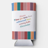 Funny Autocorrect Love Quote - Valentine’s Day  スリム缶クーラー (裏面)