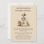 Funny Autumn Skeleton – Witchy Fall Gathering 招待状 (正面)