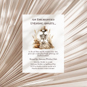 Funny Autumn Skeleton – Witchy Fall Gathering 招待状