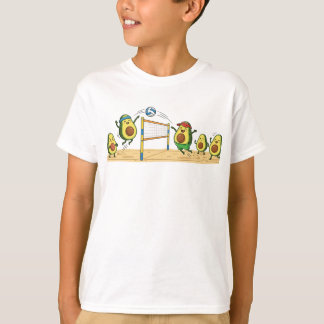 Funny Avocado Beach Volleyball Pun Tシャツ
