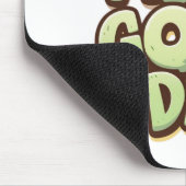 Funny Avocado Mousepad – Avo Good Day Design マウスパッド (コーナー)