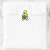 Funny Avocado Tote – I’m Not Extra, I’m Essential スクエアシール (バッグ)
