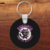 Funny Awkward Nature Quote Rude By Accident Humor  キーホルダー (正面)