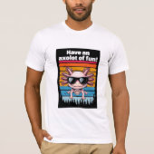 Funny "Axolot Of Fun" Axolotl Meme T-Shirt - Smile Tシャツ (正面)
