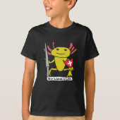 Funny Axolotl Knight Tシャツ (正面)