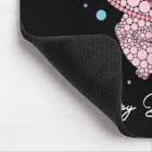 Funny Axolotl Lovers Polka Dot Art Student Happy D マウスパッド (コーナー)