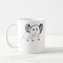 Funny Aye Aye Mug No Text  Badly Drawn Animal Gift コーヒーマグカップ