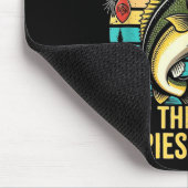 Funny B Fishing Quote Angler Snnerbait Lure Humor  マウスパッド (コーナー)