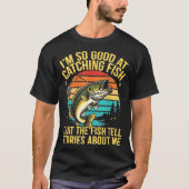 Funny B Fishing Quote Angler Snnerbait Lure Humor Tシャツ (正面)