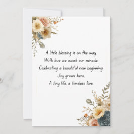 Funny Baby Shower Party Invitation Template 招待状