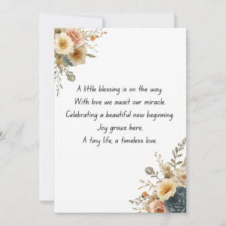 Funny Baby Shower Party Invitation Template 招待状