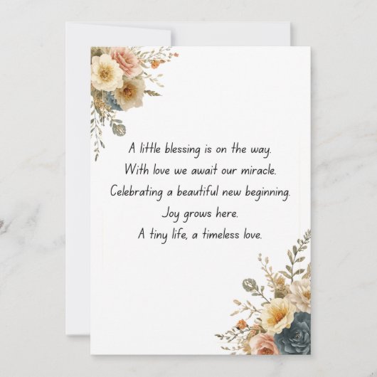 Funny Baby Shower Party Invitation Template 招待状 (正面)