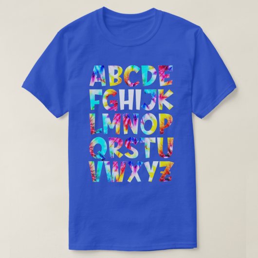 Funny Back To School Hi Alphabet Pre K kindergarte Tシャツ (デザイン正面)
