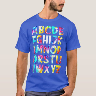 Funny Back To School Hi Alphabet Pre K kindergarte Tシャツ