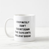 Funny Back To School Teacher Outfit I Definitely D コーヒーマグカップ (左)