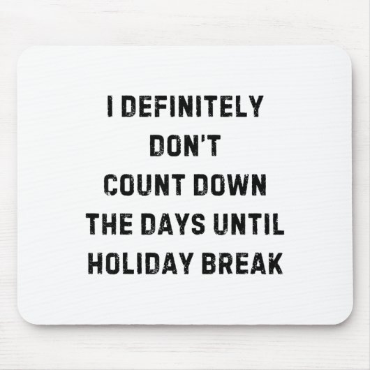 Funny Back To School Teacher Outfit I Definitely D マウスパッド (正面)