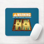 Funny Backgammon  マウスパッド (マウス)